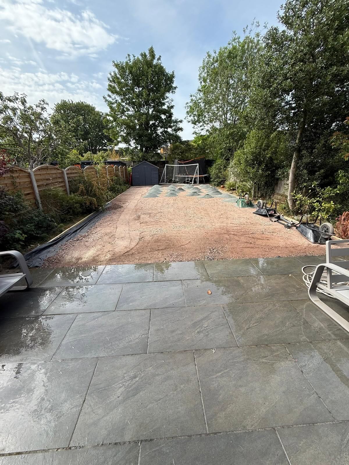 Professional artificial lawn installation in Surrey