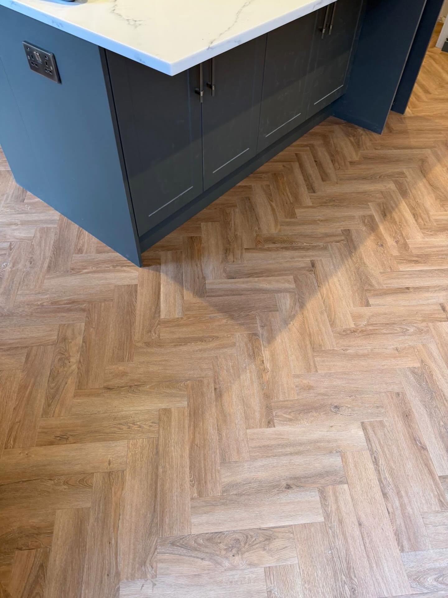 Our Textures Herringbone Distressed Oak.
Another fantastic install from our fitters
