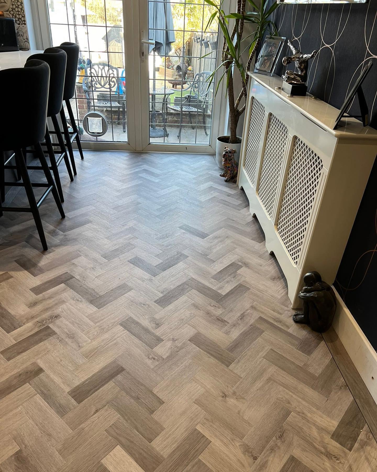 Karndean luxury vinyl flooring installed in Surrey home